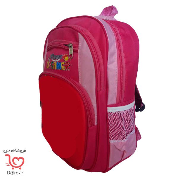 کیف مدرسه دخترانه ابتدایی صورتی