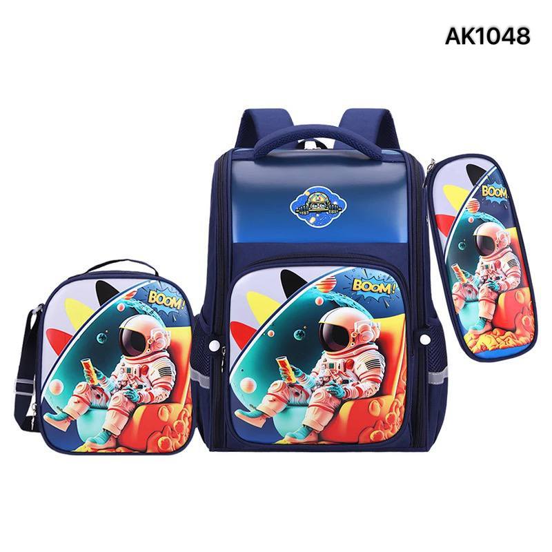 کوله پشتی 3 تیکه خارجی سرمه ای فضانورد