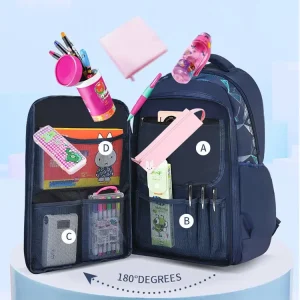 Foreign school bag triangle design 2 1