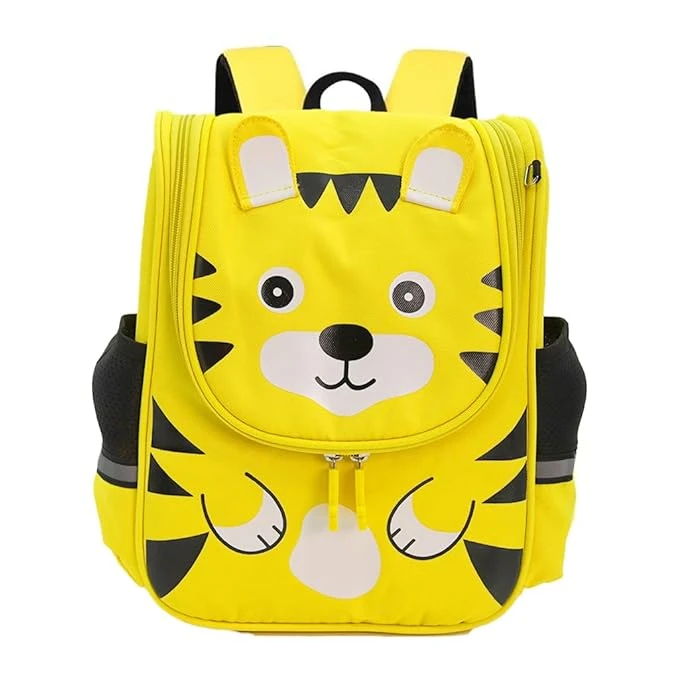 کوله پشتی کودک طرح ببر زرد رنگ کد 88776