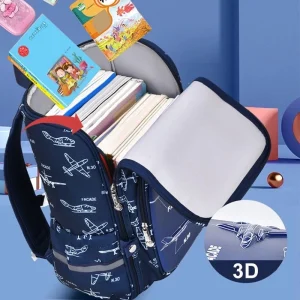 کیف مدرسه خارجی طرح جت (هواپیما) کد 65971