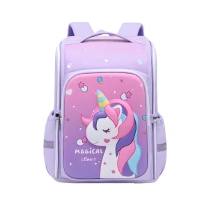 کوله پشتیمدرسه مدل صندوقی طرح یونیکورن
