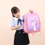 کوله پشتیمدرسه مدل صندوقی طرح یونیکورن