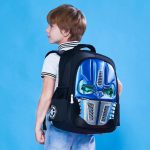 کیف مدرسه پسرانه چراغ دار طرح آدم آهنی