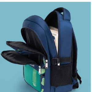کوله پشتی مدرسه ای یونیورس مشکی و سرمه ای کد769