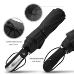 چتر تاشو فول اتوماتیک 10 فنر ضد باد