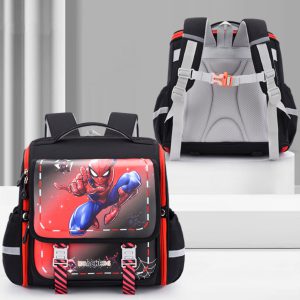 کوله پشتی مدرسه مدل انگلیسی طرح اسپایدر من کد 66388