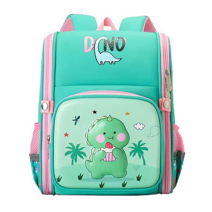 green bellied dinosaur design backpack kindergarten school 447 14