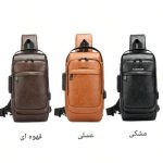 کیف کراس بادی مردانه فشن مدل چرم مصنوعی کد ۷۷۳