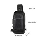 کیف کراس بادی مردانه فشن مدل چرم مصنوعی کد ۷۷۳