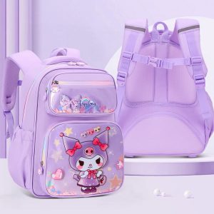 کوله پشتی دخترانه مدرسه ای مدل آکواریومی کرومی کد658