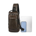 کیف کراس بادی مردانه فشن مدل چرم مصنوعی کد ۷۷۳