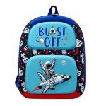 کوله پشتی طرح موشک و فضانورد کد 443 | آبی | گارانتی اصالت و سلامت فیزیکی کالا