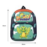 کوله پشتی طرح دایناسور کد 877 | سرمه ای | گارانتی اصالت و سلامت فیزیکی کالا