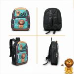 کوله پشتی طرح شیر جنگل کد 554 | سرمه ای | گارانتی اصالت و سلامت فیزیکی کالا