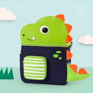 کوله پشتی بچگانه طرح دایناسور سبز کد2004