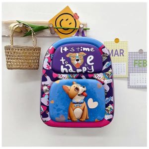 کوله پشتی کودک فایبر طرح سگ مهربان کد 223