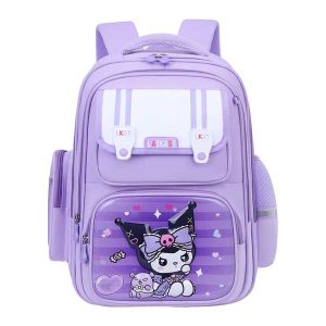 کوله دخترانه مدرسه ای طرح کرومی (دو دکمه) کد 9277