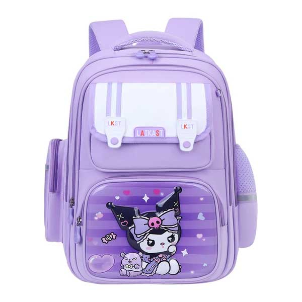 کوله دخترانه مدرسه ای طرح کرومی (دو دکمه) کد 9277