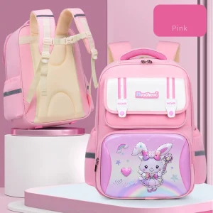 کوله پشتی دخترونه مدل خرگوش پاپیون دار کد 449