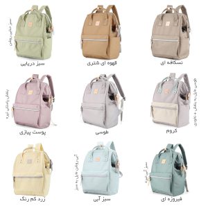 کوله پشتی هیماواری کد HIMAWARI 1881 با پورت usb (تک رنگ)