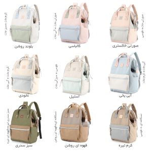 کوله پشتی هیماواری کد HIMAWARI 1881 با پورت usb (دو رنگ)