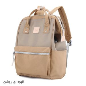 خرید کوله لپ تاپ هیماواری 1881 قهوه ای نسکافه ای