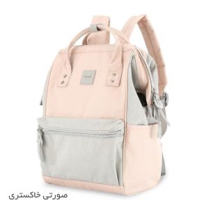 کوله لپ تاپ هیماواری 1881 صورتی مات و خاکستری