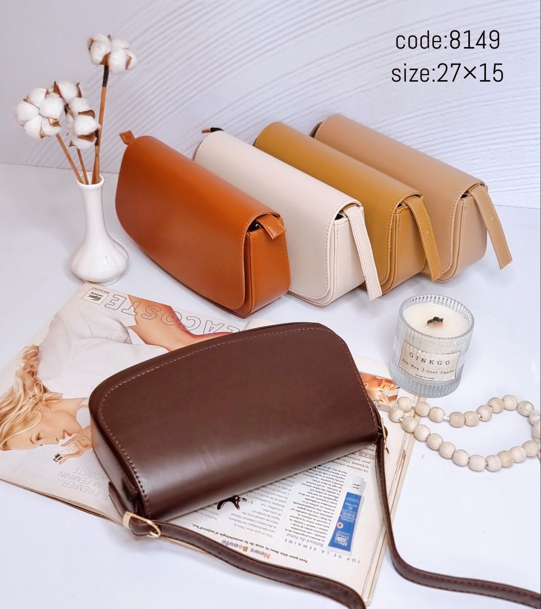 کیف دوشی کوچک زنانه و دخترانه مدل درسا کد 8149