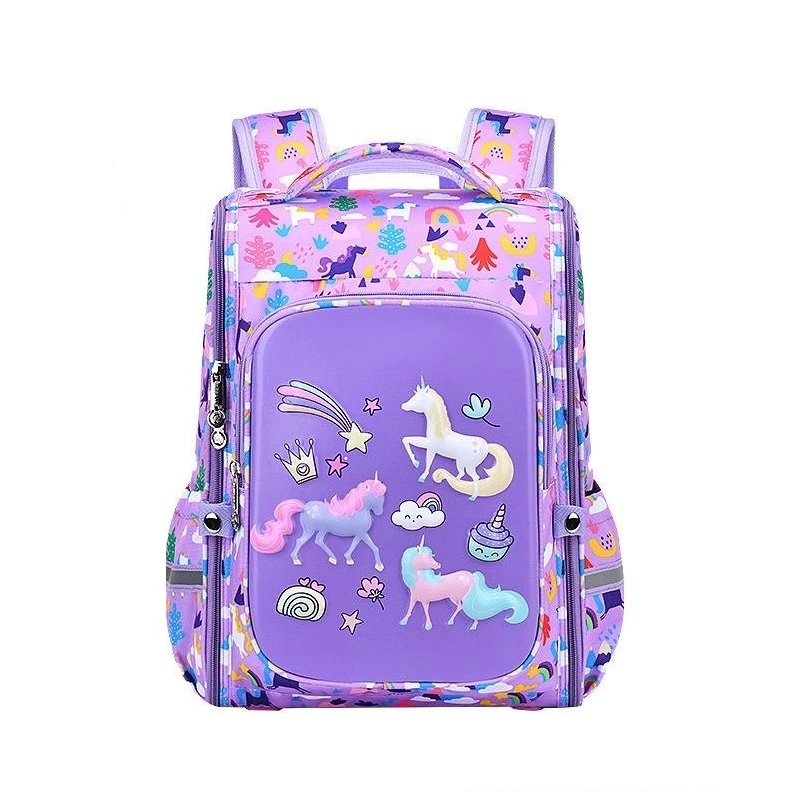 کوله مدرسه ای طرح مزرعه اسب های تک شاخ کد 00222