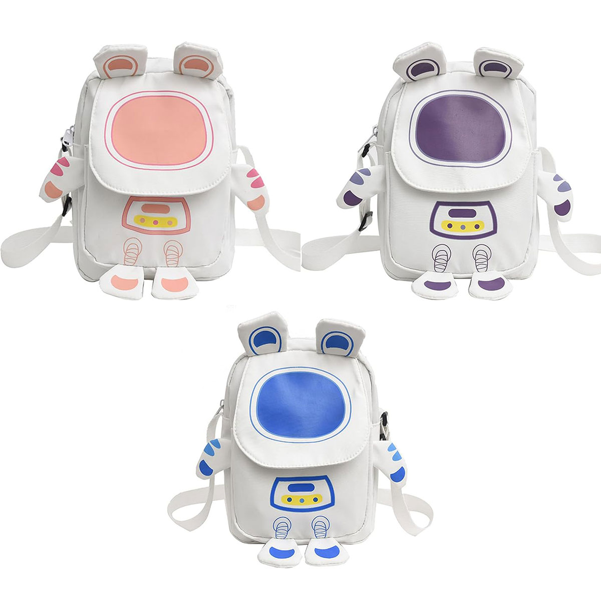 کیف دوشی و کوله پشتی کوچک مدل رباتی کد 9968