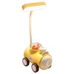 چراغ مطالعه و چراغ خواب شارژی مدل قطار به همراه مداد تراش زرد