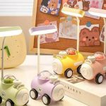 چراغ مطالعه و چراغ خواب شارژی مدل قطار به همراه مداد تراش