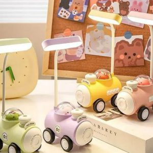 چراغ مطالعه و چراغ خواب شارژی مدل قطار به همراه مداد تراش