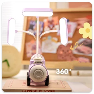 چراغ مطالعه و چراغ خواب شارژی مدل قطار کد01 + مداد تراش