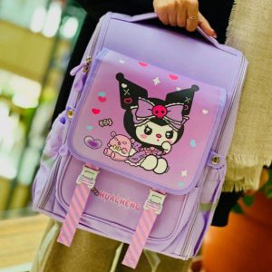 کوله پشتی HUACHENG طرح کرومی کد7750 (جبیب جلو با دوبند راه راه)