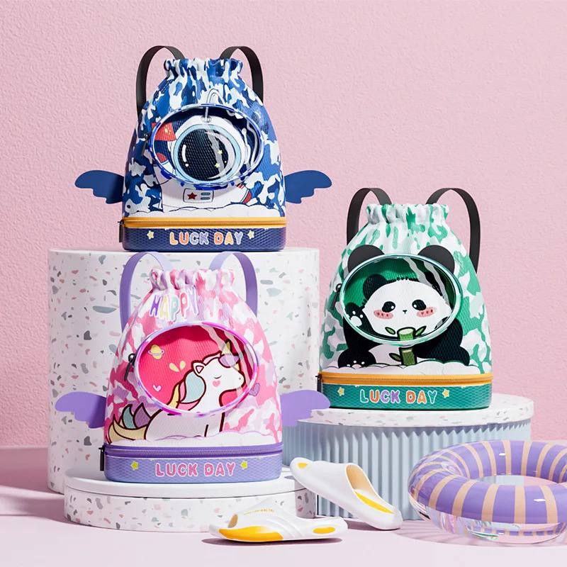 kid pool backpack luck day waterproof panda 5501 7