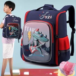 کوله پشتی خارجی YZL طرح دایناسور گیتار به دست کد 66933