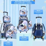 کیف مدرسه با ظرفیت بالا برای کتاب و تغذیه