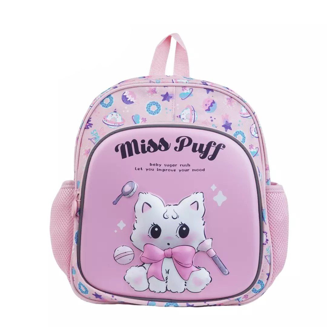 کیف مهدکودکی طرح گربه پاپیون دار کد miss puff 5699