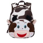 کوله پشتی بچه گانه وارداتی طرح گاوی کد OLANG 6054