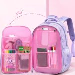 نمای جانبی کیف مدرسه کرومی