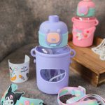 قمقمه فانتزی نشکن با کاور سیلیکونی