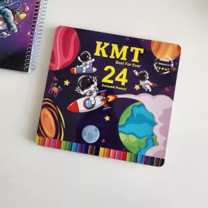مداد رنگی KMT طرح فضانورد 24 تایی