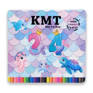 مداد رنگی KMT طرح پری دریایی 24 تایی