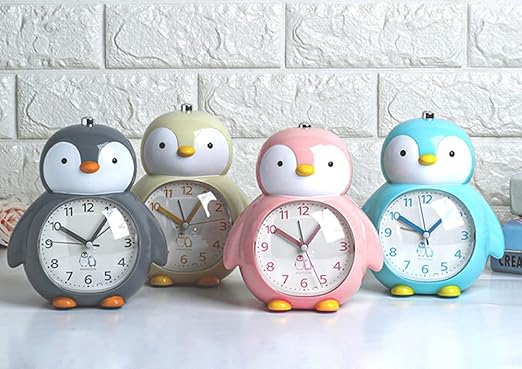 penguin alarm clock night light musical alarm 1