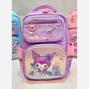 کوله پشتی مدرسه دخترانه آکواریومی طرح کرومی جادوگر کد 1413