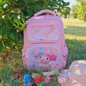 کوله پشتی مدرسه دخترانه آکواریومی طرح ملودی جادوگر کد 1412