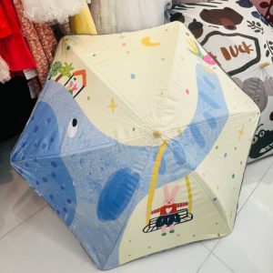 چتر کودکانه طرح فیل و خرگوش کارتونی کد 10