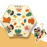 چتر دسته عصایی طرح دار بچه گانه